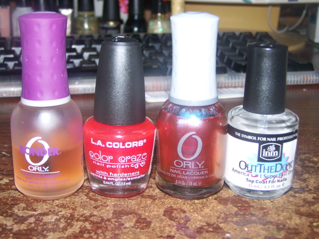 Bonder, LA Colors Animated, Orly Synchro, Out the Door